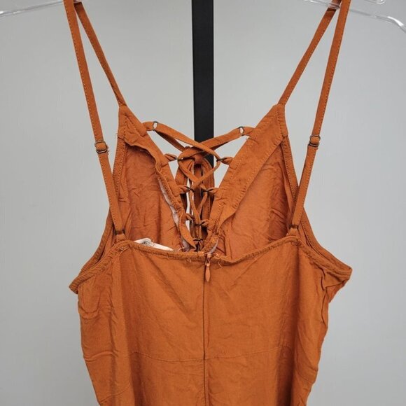 Forever 21 Lace Up Front Maxi Dress - Picture 2 of 4